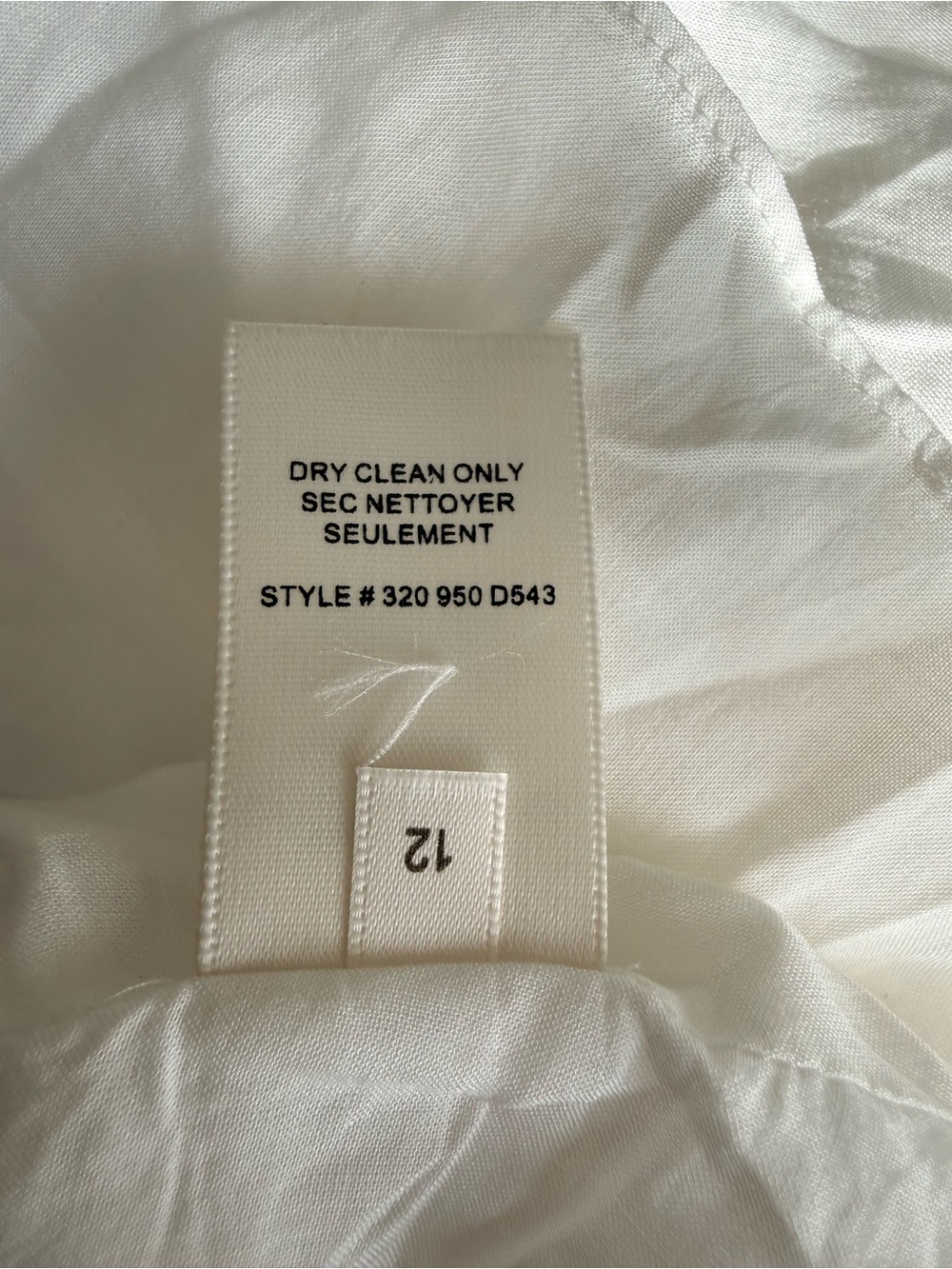 Rebecca Taylor White and Blue Floral Tie-Shoulder V-Neck Midi Silk Dress - Picture 6 of 6